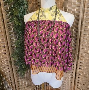 ZARA Halter Top BOHO